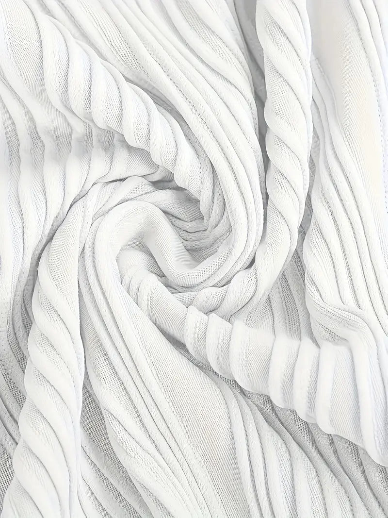 Sfrcord® Kleid mit gewellten Streifen