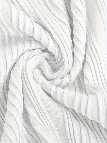 Sfrcord® Kleid mit gewellten Streifen